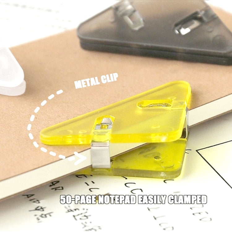 14 PCS Student Test Paper Storage Triangle Book Edge Clip