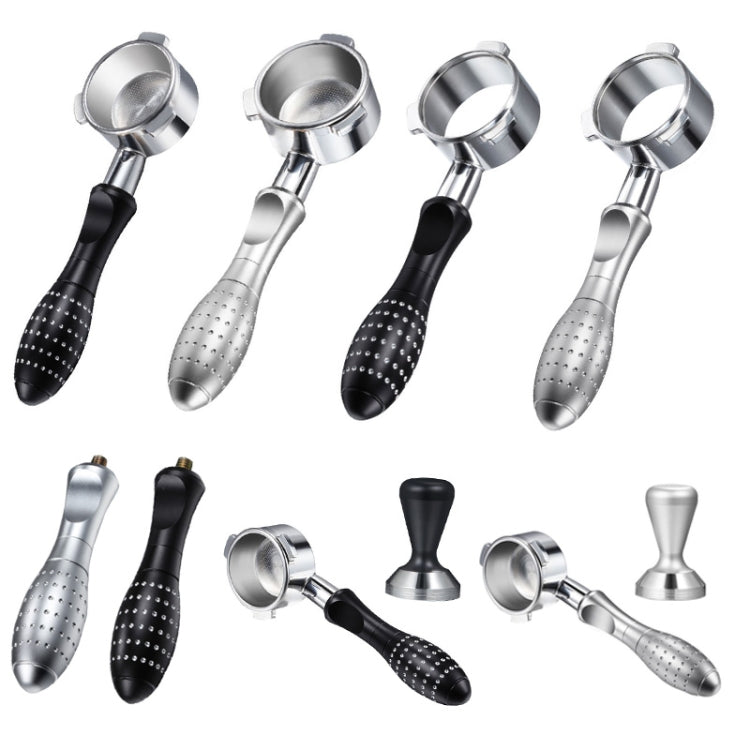TSPH54 Three-Ear Alloy Stainless Steel Coffee Bottomless Handle For Bofu 8 Series, Style: Silver