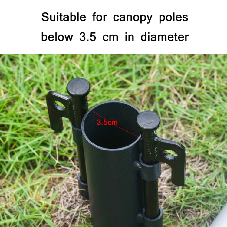 Outdoor Camping Canopy Pole Tent Support Fixture(35mm in Diameter)