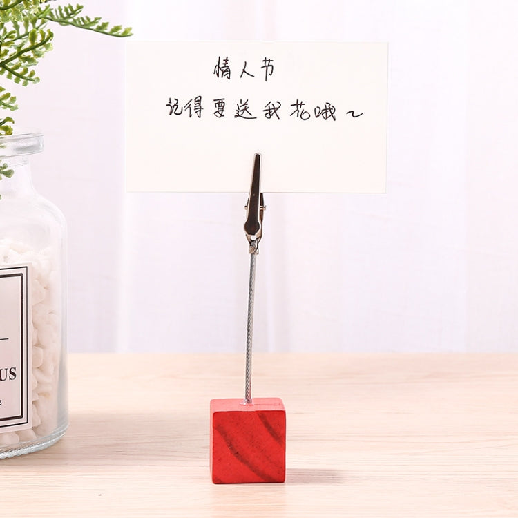 15 PCS Color Log Square Memo Message Business Card Holder