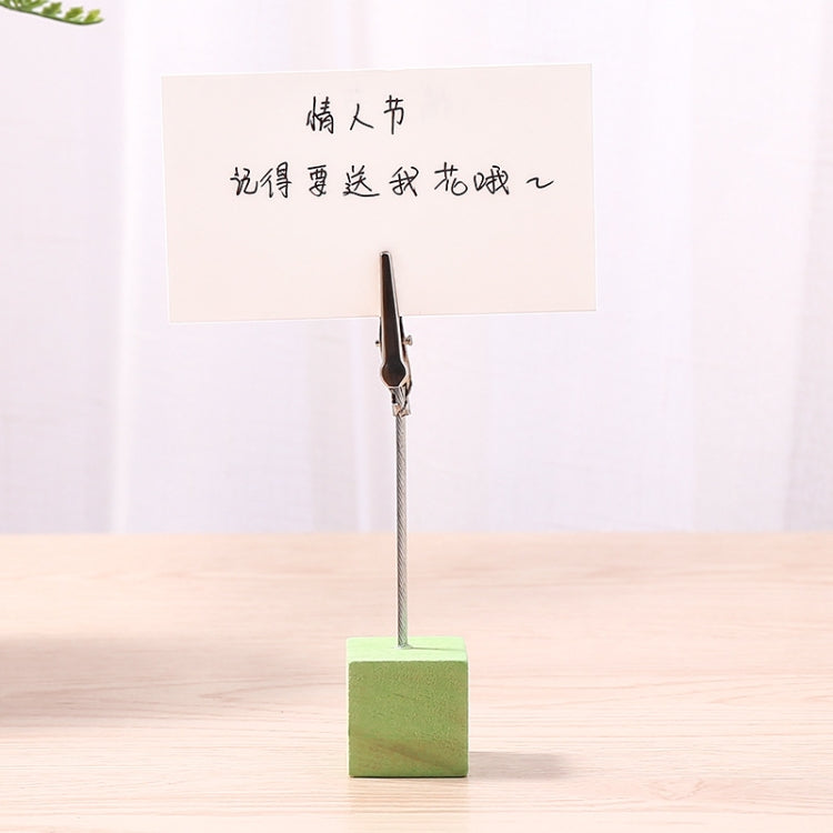 15 PCS Color Log Square Memo Message Business Card Holder