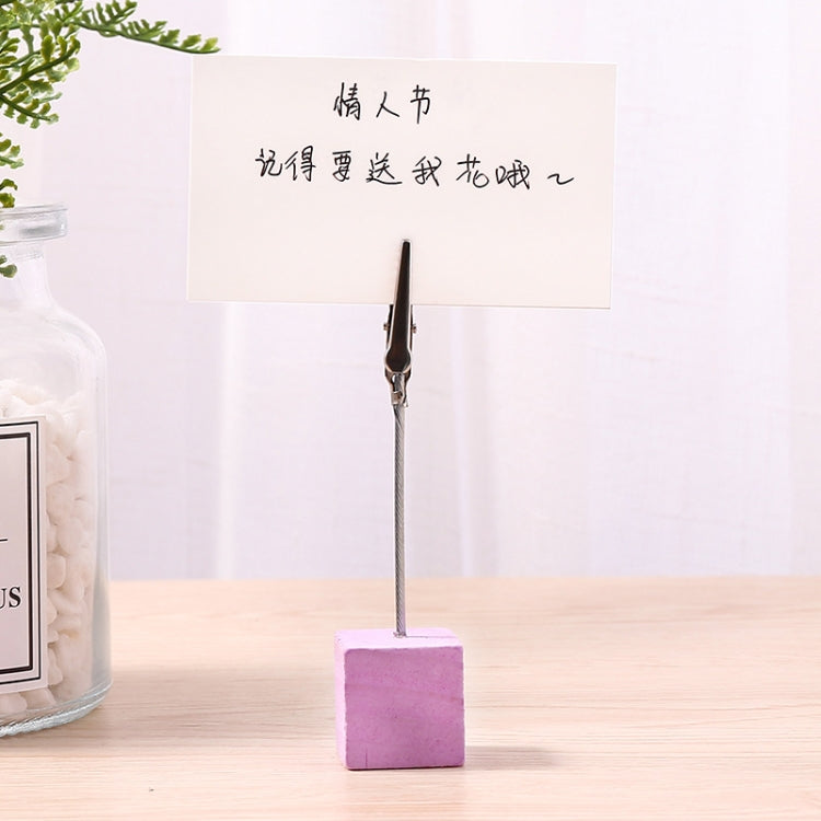 15 PCS Color Log Square Memo Message Business Card Holder