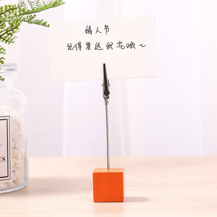 15 PCS Color Log Square Memo Message Business Card Holder