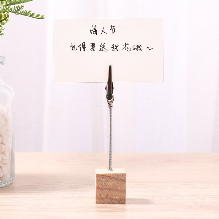 15 PCS Color Log Square Memo Message Business Card Holder