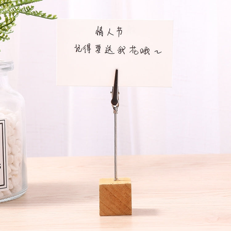15 PCS Color Log Square Memo Message Business Card Holder