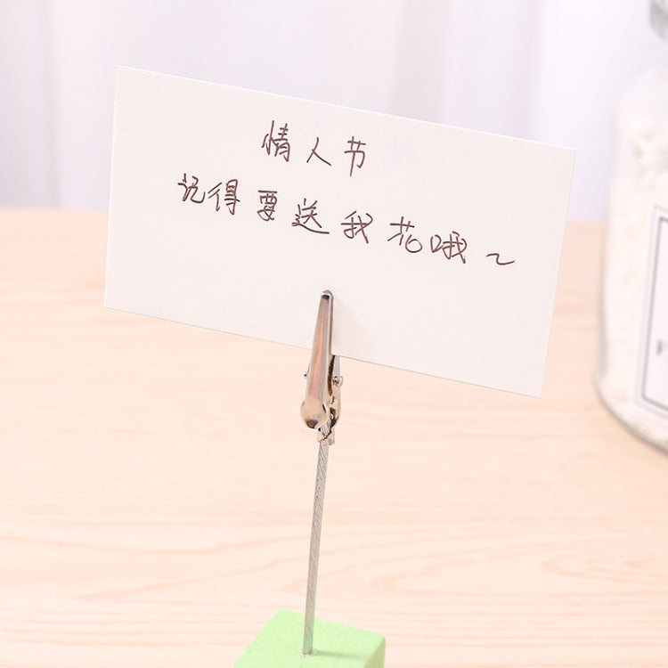 15 PCS Color Log Square Memo Message Business Card Holder