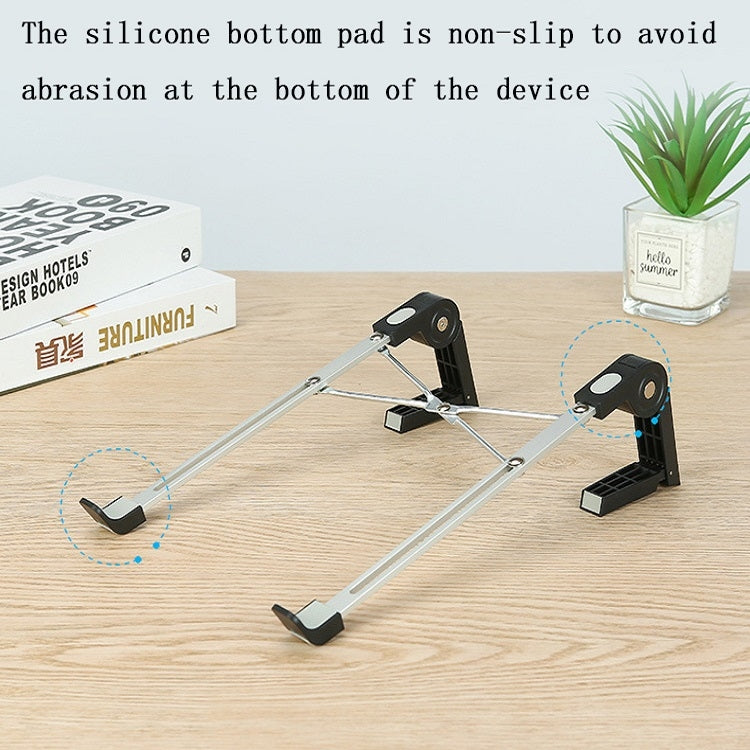 Aluminum Alloy Foldable Lifting Heat Dissipation Bracket For Laptop