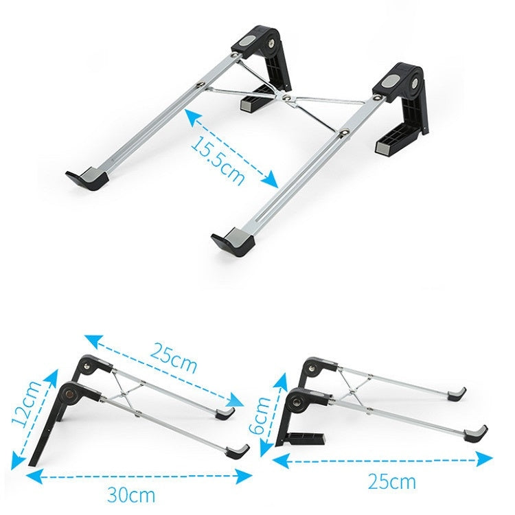 Aluminum Alloy Foldable Lifting Heat Dissipation Bracket For Laptop