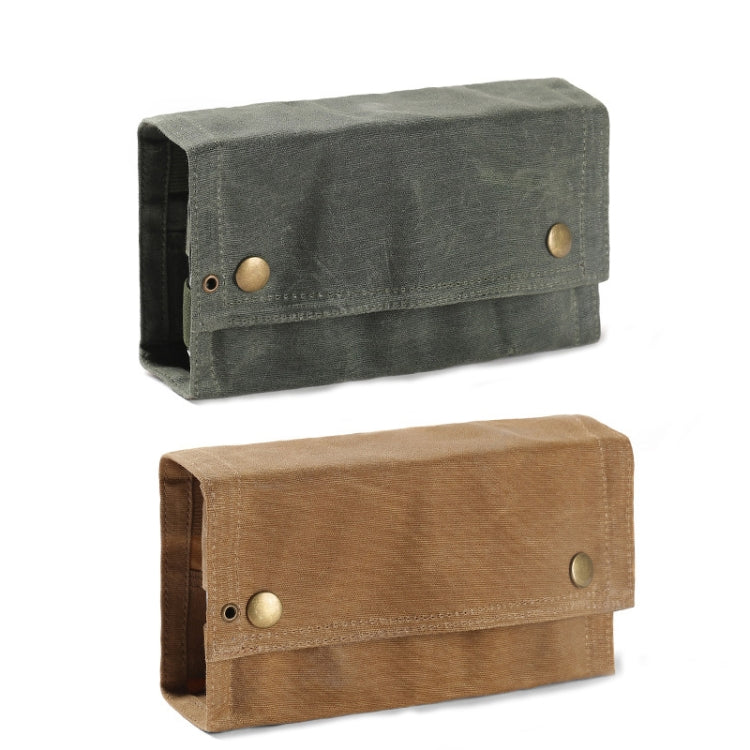 Outdoor Camping Spice Bottle Storage Bag with 9 Glass Bottles