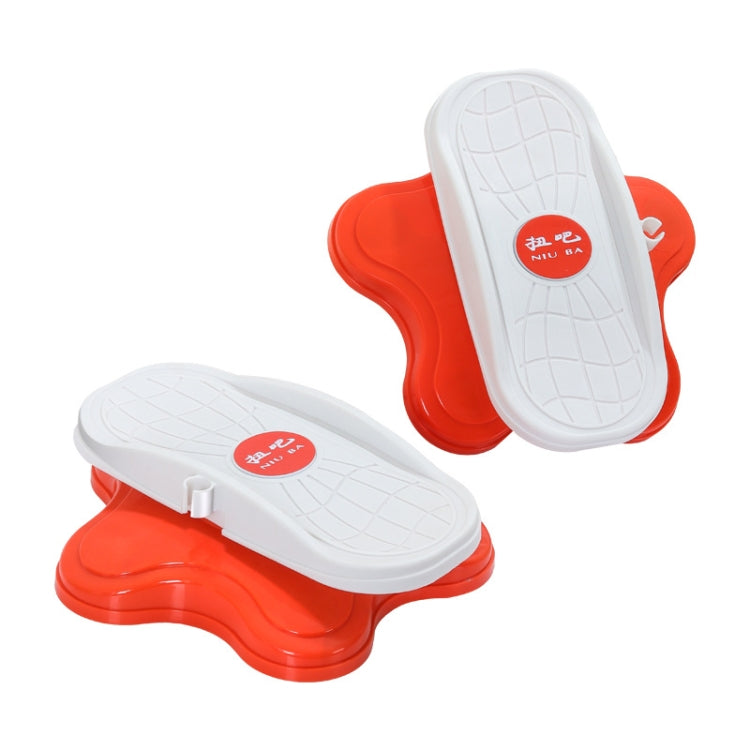 Split Type Silent Twisting Plate(Orange White)