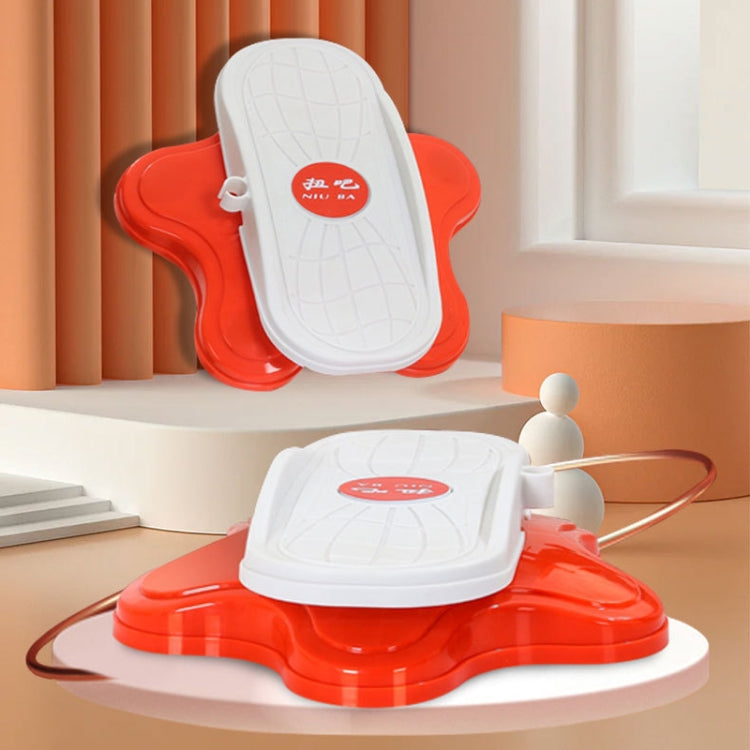 Split Type Silent Twisting Plate(Orange White)