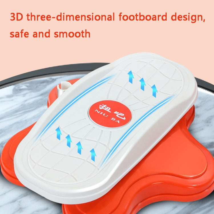 Split Type Silent Twisting Plate(Orange White)