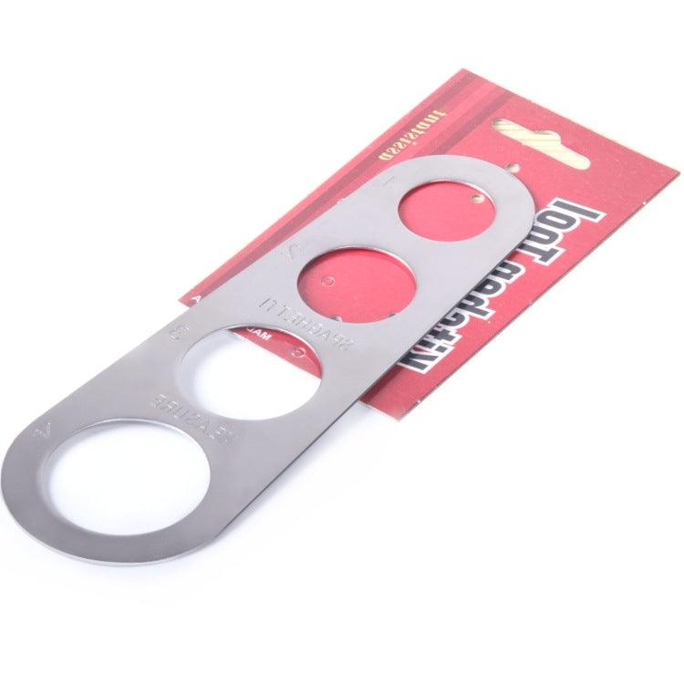 5 PCS MS-233 Stainless Steel Tape Device Noodle Ruler