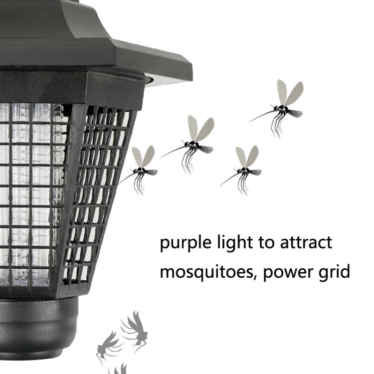 3 LED Solar Outdoor Waterproof Hexagon Mosquito Killer Light, Style: Lawn Type