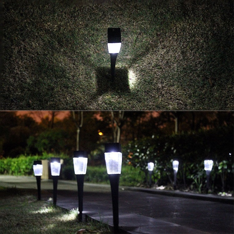 2 PCS Solar White Light Mini Lawn Lamp