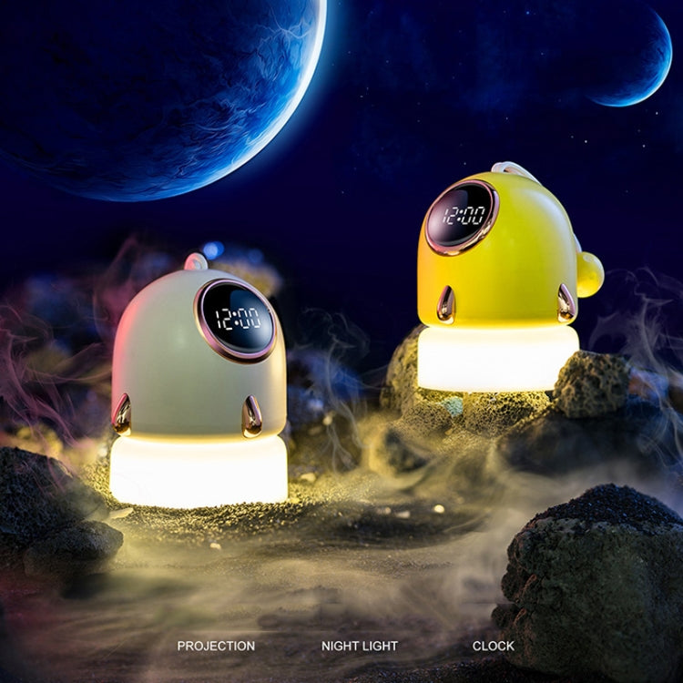 TW-L47 Small Rocket Portable Clock LED Projection Lamp