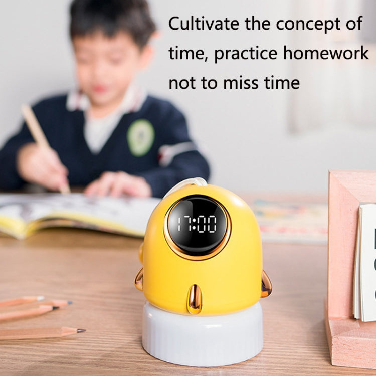 TW-L47 Small Rocket Portable Clock LED Projection Lamp