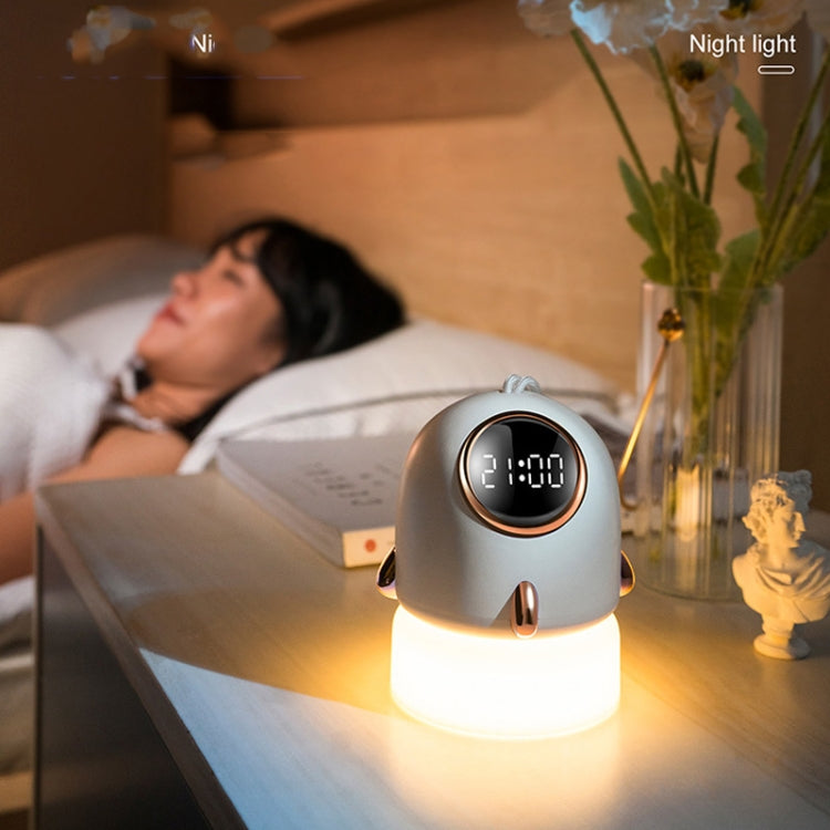TW-L47 Small Rocket Portable Clock LED Projection Lamp