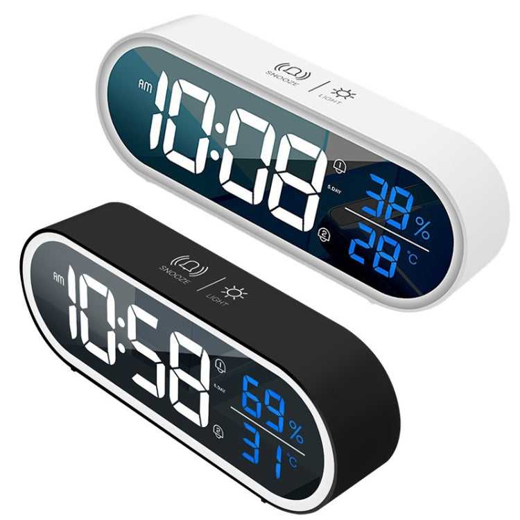 Smart LED Digital Display Temperature and Humidity Alarm Clock
