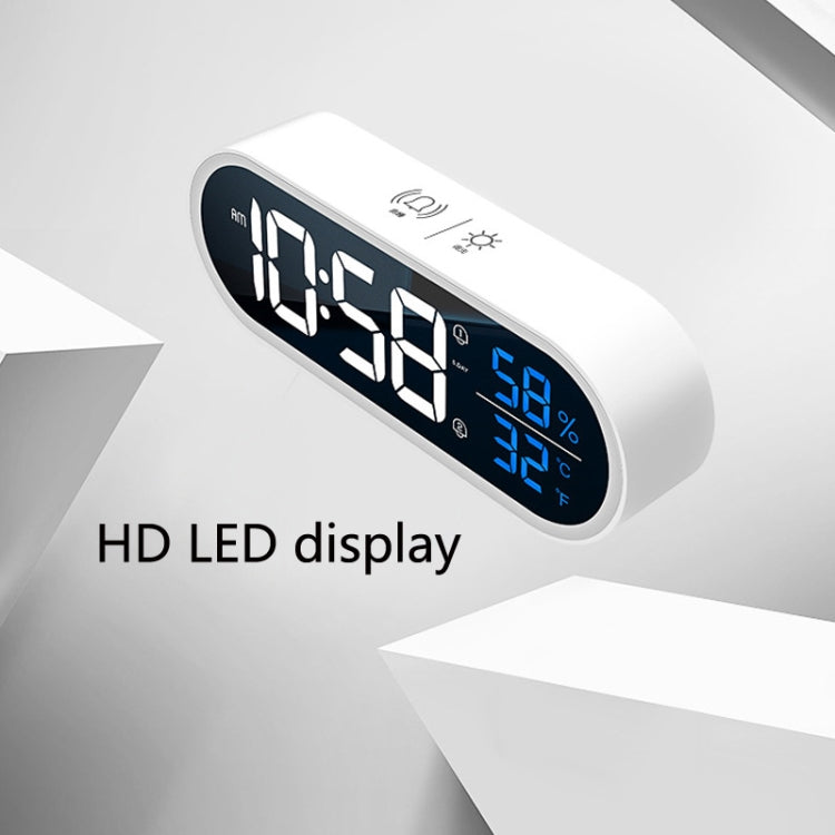 Smart LED Digital Display Temperature and Humidity Alarm Clock