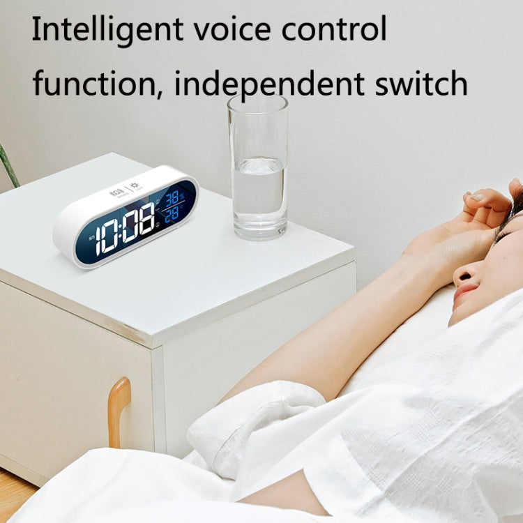 Smart LED Digital Display Temperature and Humidity Alarm Clock