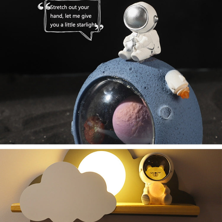 W1153 Resin Planet Night Light Home Decorations, Style: Golden Star