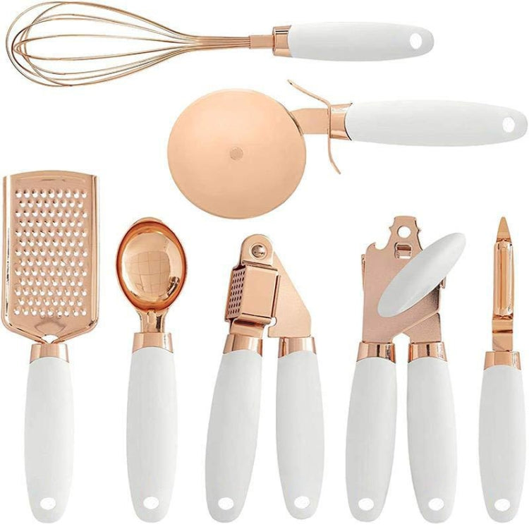 BXGN7-01 7 in 1 Household Kitchen Gadgets Set, Style: Leather Box