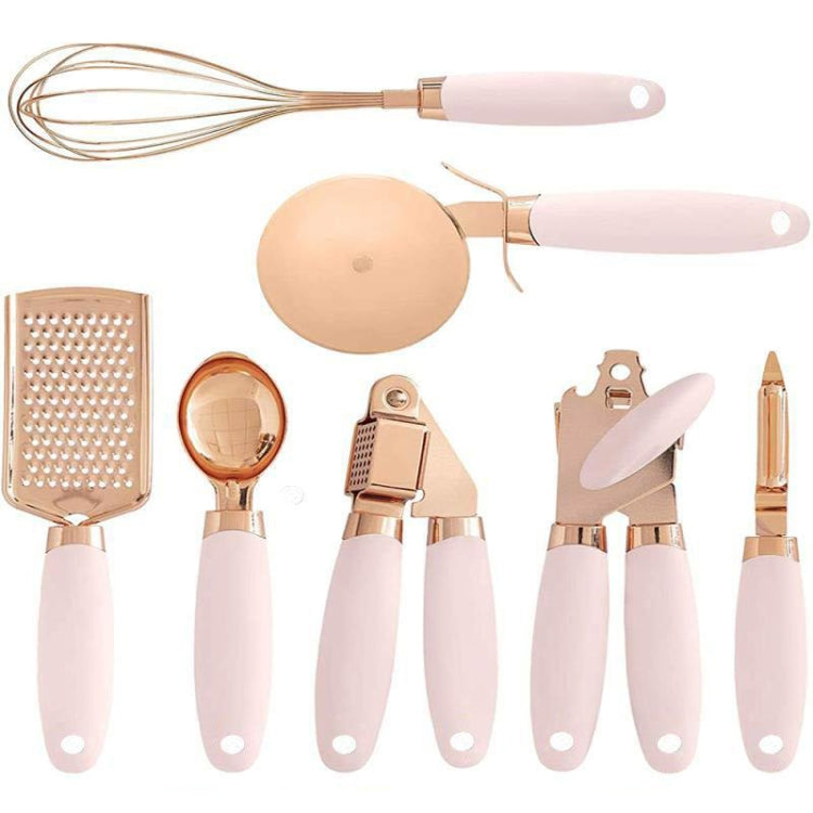 BXGN7-01 7 in 1 Household Kitchen Gadgets Set, Style: Leather Box