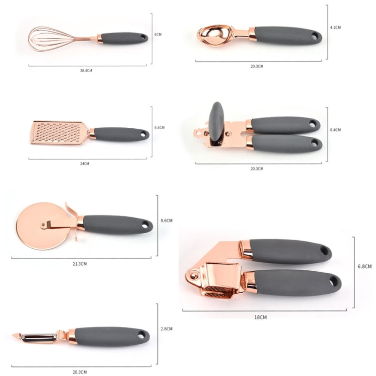 BXGN7-01 7 in 1 Household Kitchen Gadgets Set, Style: Color Box