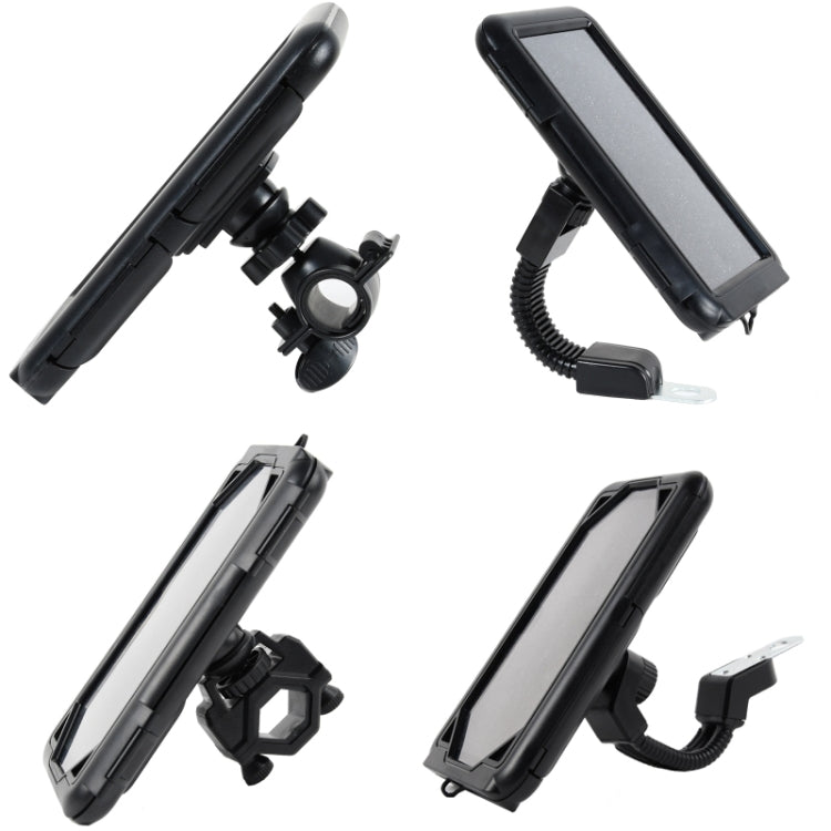 Motorcycle Bicycle Waterproof Mobile Phone Holder, Style: Rearview Mirror (7 inch)
