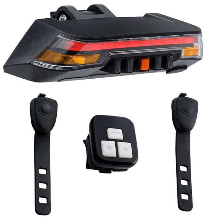 0118A9 Wireless Remote Control Steering Smart Brake Tail Light(Black)