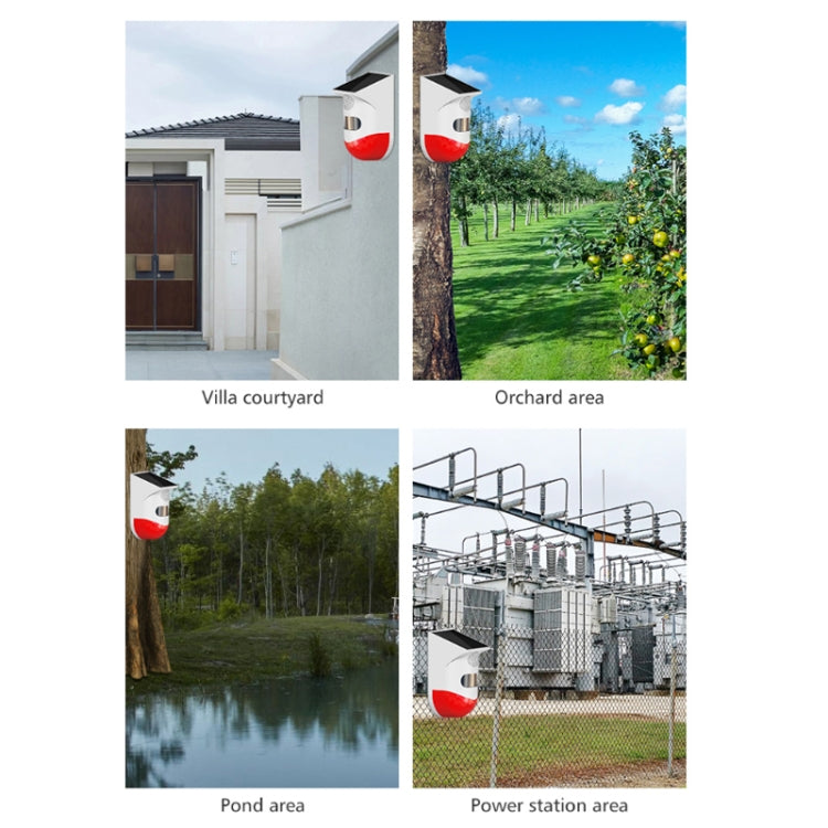 Outdoor IP67 Waterproof Solar Infrared Alarm, Spec: Independent