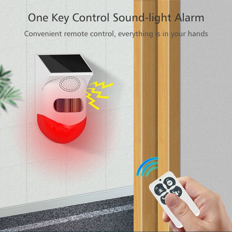 Outdoor IP67 Waterproof Solar Infrared Alarm, Spec: Recording