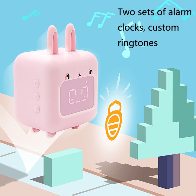 C2106 Naughty Rabbit Music Children Smart Alarm Clock