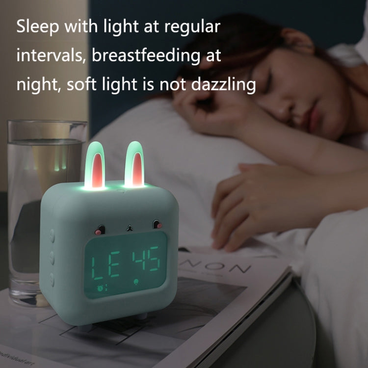 C2106 Naughty Rabbit Music Children Smart Alarm Clock