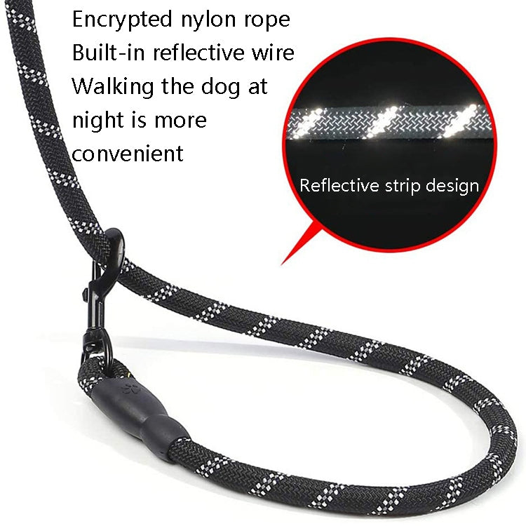 Pet Supplies Reflective Dog Pull Rope, Size: Length 150cm Thick 1.2cm