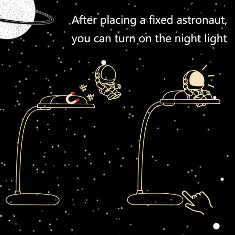 USB Astronaut Eye Protection LED Reading Desk Lamp