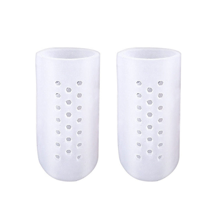 10 Pairs With Hole Toe Set High Heels Anti-Wear Anti-Pain Toe Protective Cover, Size: XS