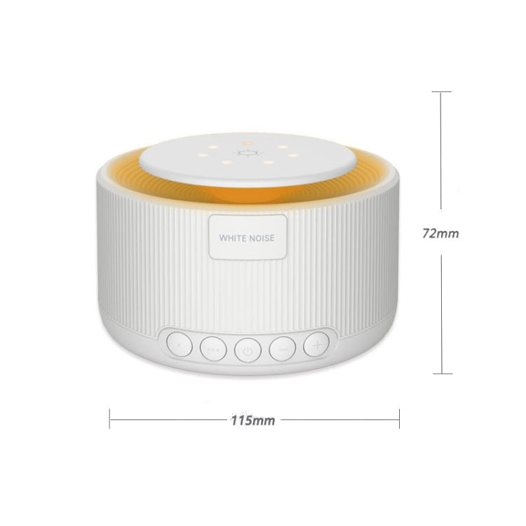 2 PCS Smart Warm Light White Noise Sleep Instrument