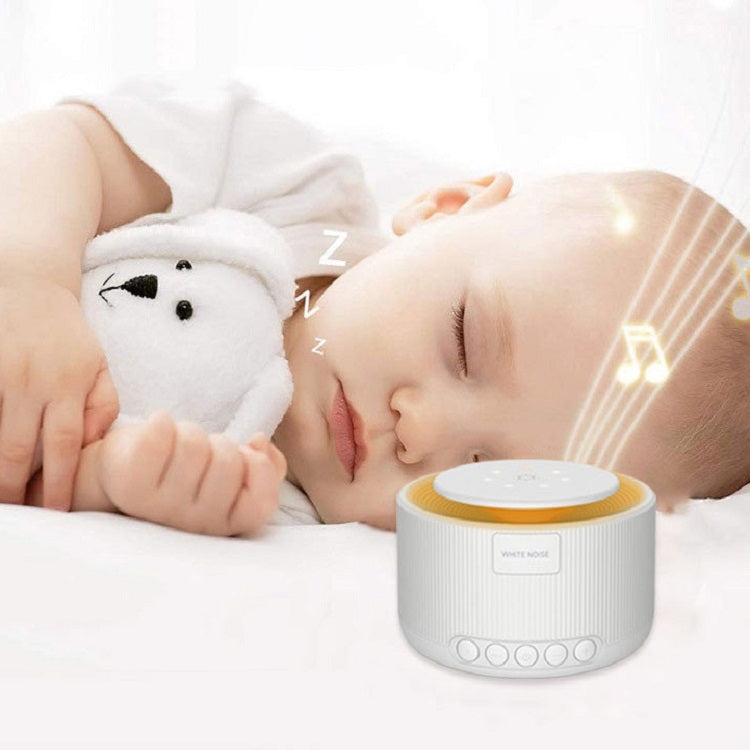 2 PCS Smart Warm Light White Noise Sleep Instrument