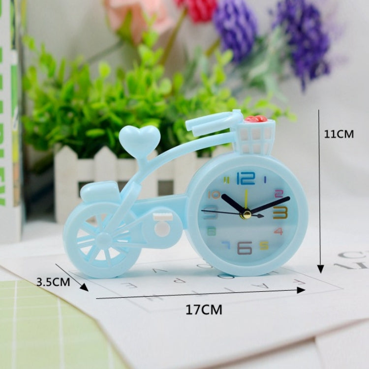 2 PCS Bicycle-shaped Desktop Alarm Clock Student Gifts