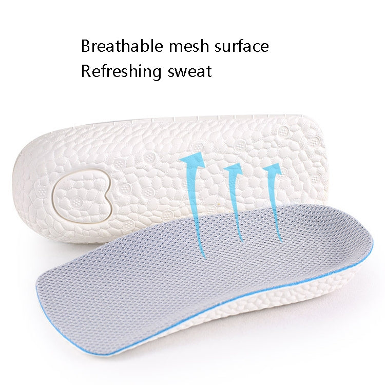 2 Pairs Increased Half Pad Breathable Shock Absorbing Exercise Anti-Skid Pad, Size: 1.5cm