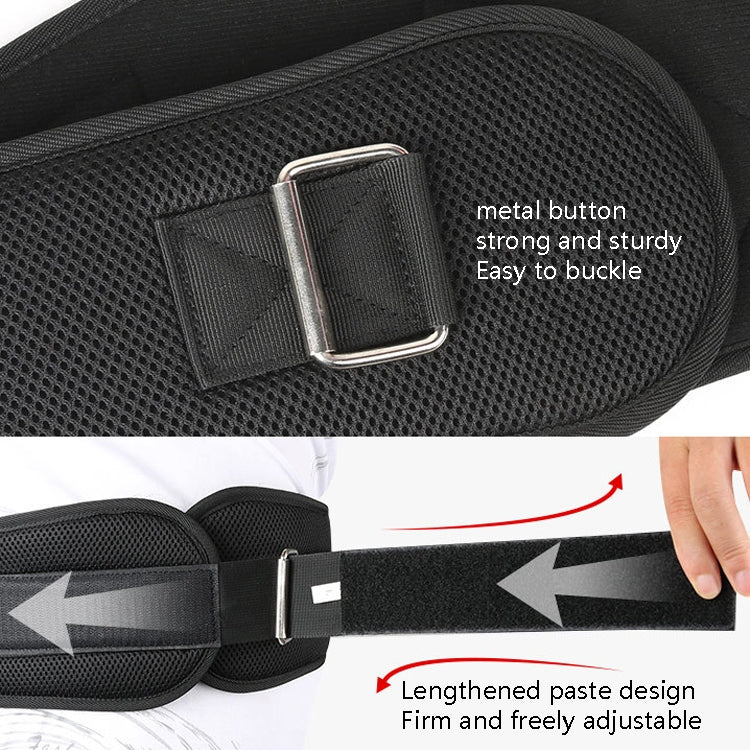 Sports Waist Support Squat Weightlifting Training Belt, Size: L