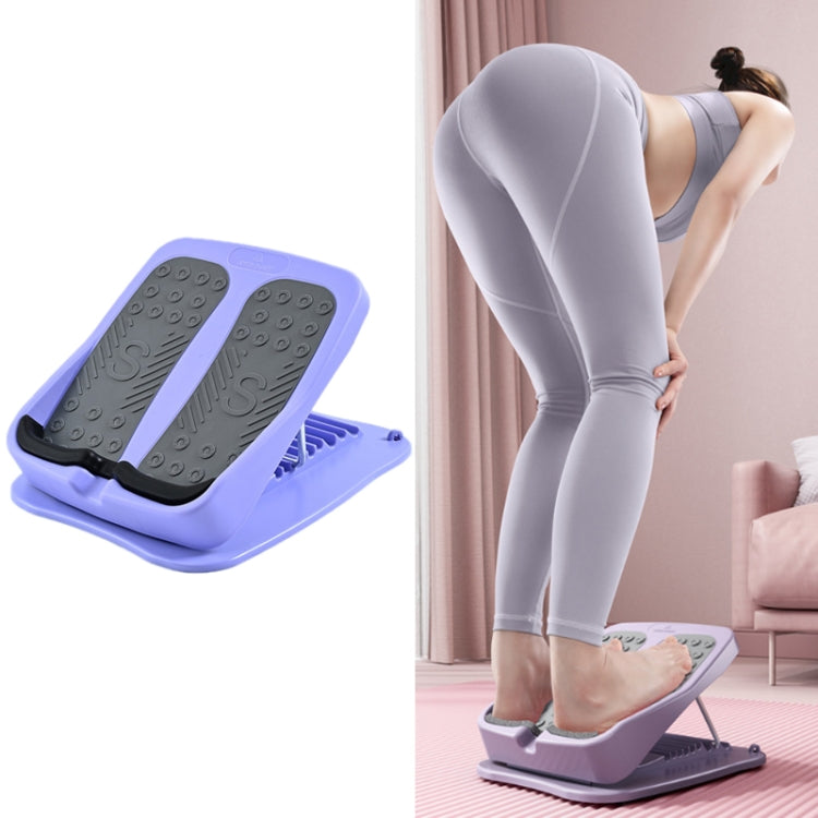 Foldable Tension Plate 9-Speed Adjustable Fitness Tilt Pedal, Specification: Purple