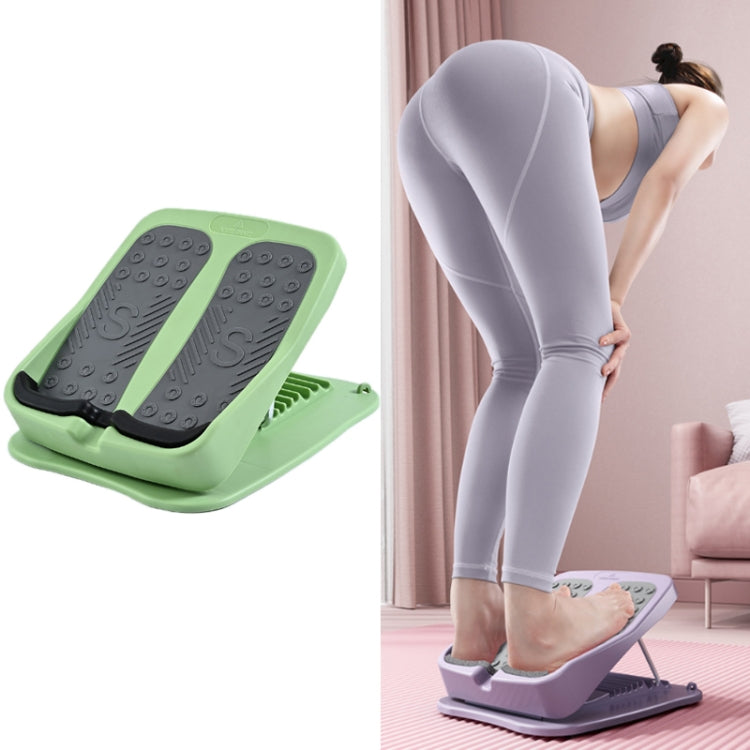 Foldable Tension Plate 9-Speed Adjustable Fitness Tilt Pedal, Specification: Green