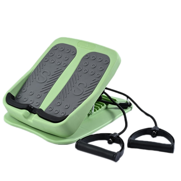 Foldable Tension Plate 9-Speed Adjustable Fitness Tilt Pedal, Specification: Green+Pull Rope