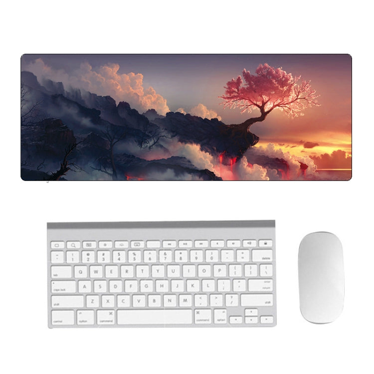 Hand-Painted Fantasy Pattern Mouse Pad, Size: 300 x 800 x 1.5mm Not Overlocked
