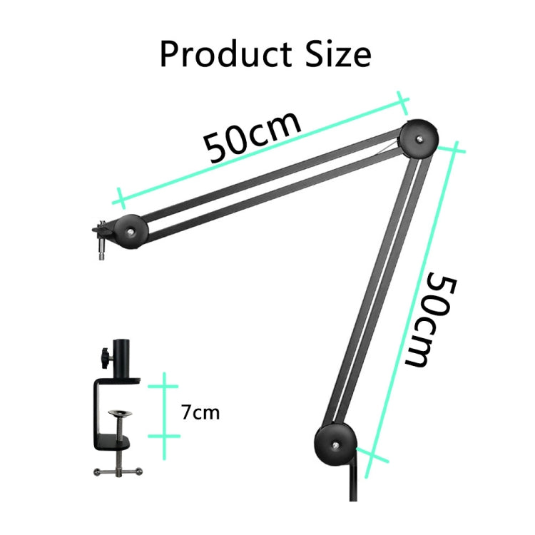 Microphone Desktop Cantilever Stent 360 Degree Rotating Bracket