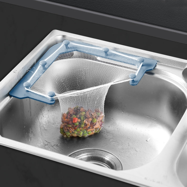 2 Sets VIB-888 Kitchen Sink Triangle Hanging Net Drain Rack