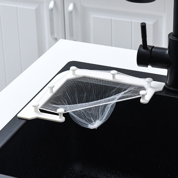 2 Sets VIB-888 Kitchen Sink Triangle Hanging Net Drain Rack